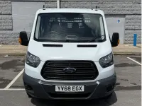 Used Ford Transit 130 HP (95 kW) 2019 White Cabriolet