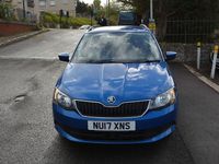 Used Skoda Fabia SE 2017 Blue Estate