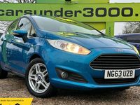 Used Ford Fiesta Zetec 2014 Blue Hatchback