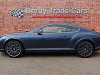 Begagnad Bentley Continental 600 HK (441 kW) 2009 Blå Sedan