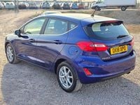 Used Ford Fiesta Zetec 101 HP (74 kW) 2018 Blue Hatchback