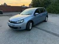 Used VW Golf VI SE 122 HP (89 kW) 2010 Blue Hatchback