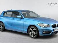 Used BMW 118 Sport Line 134 HP (98 kW) 2019 Blue Hatchback