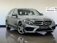 Used Mercedes C220 AMG line 170 HP (125 kW) 2016 Grey Estate
