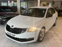 Used Skoda Octavia SE Drive 150 HP (110 kW) 2020 White Hatchback