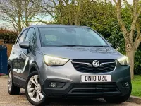 Used Vauxhall Crossland X 81 HP (59 kW) 2018 Grey SUV