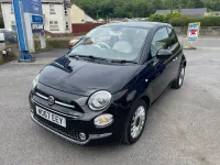 Used Fiat 500 Lounge 69 HP (50 kW) 2018 Black Hatchback