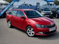 Used Skoda Fabia SE L 110 HP (80 kW) 2017 Red Estate