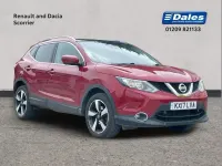 Used Nissan Qashqai N-Connecta 115 HP (84 kW) 2017 Red SUV