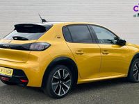 Used Peugeot e-208 Premium 100 kW (136 HP) 2021 Yellow Hatchback