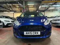 Used Ford Fiesta Zetec 82 HP (60 kW) 2015 Blue Hatchback
