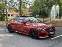 Used Mercedes C220 AMG Line Premium Plus 2016 Red Coupe