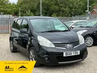 Used Nissan Note N-TEC 110 HP (80 kW) 2012 Black Hatchback
