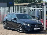 Used Mercedes A250 AMG line 2019 Black Hatchback
