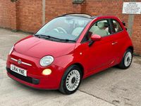 Used Fiat 500 69 HP (50 kW) 2014 Red Cabriolet