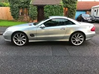 Used Mercedes SL500 306 HP (225 kW) 2002 Silver Cabriolet