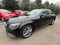 Begagnad Mercedes C200 184 HK (135 kW) 2015 Svart Sedan