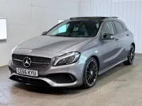 Used Mercedes A180 AMG line 107 HP (78 kW) 2016 Grey Hatchback