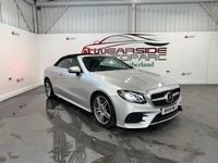 Used Mercedes E220 AMG line 194 HP (142 kW) 2019 Silver Cabriolet