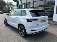 Used Skoda Karoq SportLine 150 HP (110 kW) 2025 Moon white metallic SUV