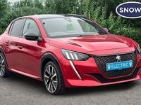 Used Peugeot e-208 Premium 100 kW (136 HP) 2021 Red Hatchback