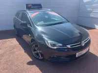 Used Vauxhall Astra SRi 150 HP (110 kW) 2016 Black Estate