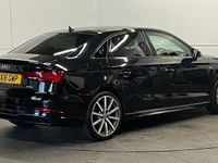 Used Audi A3 Black Edition 150 HP (110 kW) 2018 Black Sedan