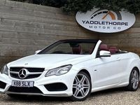 Begagnad Mercedes E220 AMG 2014 Vit Cab