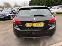 Used Peugeot 308 Allure 130 HP (95 kW) 2017 Black Hatchback