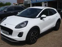 Used Ford Puma Titanium 125 HP (91 kW) 2020 Frozen white SUV