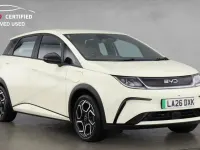 New BYD Dolphin Boost 130 kW (177 HP) 2026 White Hatchback