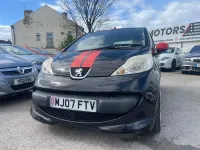 Used Peugeot 107 Sport 68 HP (50 kW) 2007 Black Hatchback
