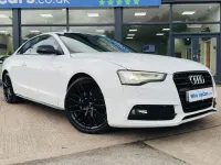 Used Audi A5 Black Edition 187 HP (137 kW) 2016 White Coupe