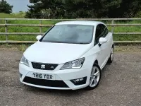 Used Seat Ibiza FR Sport 110 HP (80 kW) 2016 White Coupe