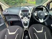 Used Ford Ka Zetec 2015 White Hatchback