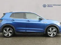 Used VW T-Cross R-line 115 HP (84 kW) 2020 Blue SUV