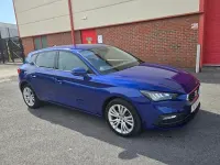 Used Seat Leon SE Dynamic 110 HP (80 kW) 2020 Blue Hatchback