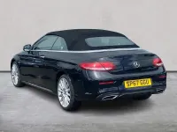 Used Mercedes C220 AMG line 2017 Black Cabriolet