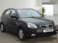 Used Kia Rio 109 HP (80 kW) 2011 Black Hatchback
