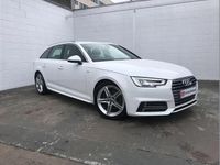 Used Audi A4 S-Line 150 HP (110 kW) 2018 White Estate