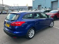 Used Ford Focus Titanium 125 HP (91 kW) 2016 Blue Estate