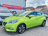 Używany Nissan Micra Acenta 71 KM (52 kW) 2018 Zielony Hatchback