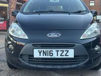 Used Ford Ka Zetec 69 HP (50 kW) 2016 Black Hatchback