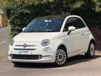 Used Fiat 500 Lounge 69 HP (50 kW) 2018 Bossa nova white Hatchback