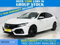 Begagnad Honda Civic SR 126 HK (92 kW) 2018 Vit Halvkombi