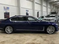 Used BMW 745e Comfort Edition 389 HP (286 kW) 2021 Tanzanite blue Sedan