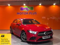 Used Mercedes A200 AMG line 163 HP (119 kW) 2019 Red Hatchback