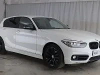 Used BMW 118 Sport Line 2017 White Hatchback