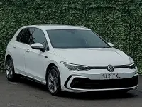 Used VW Golf VIII R-line 130 HP (95 kW) 2021 White Hatchback