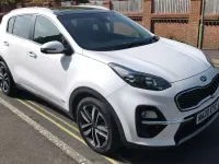 Begagnad Kia Sportage 136 HK (100 kW) 2020 Vit SUV